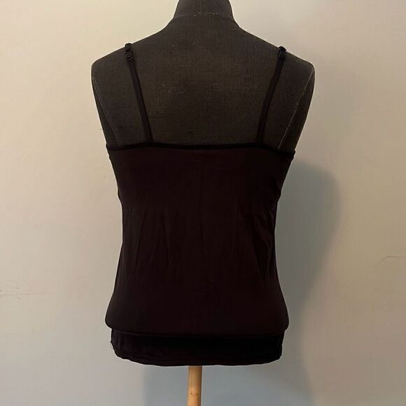 Limited Too Women's Black Square Neck Spaghetti Strap Tank Top Size 16 - Picture 4 of 6